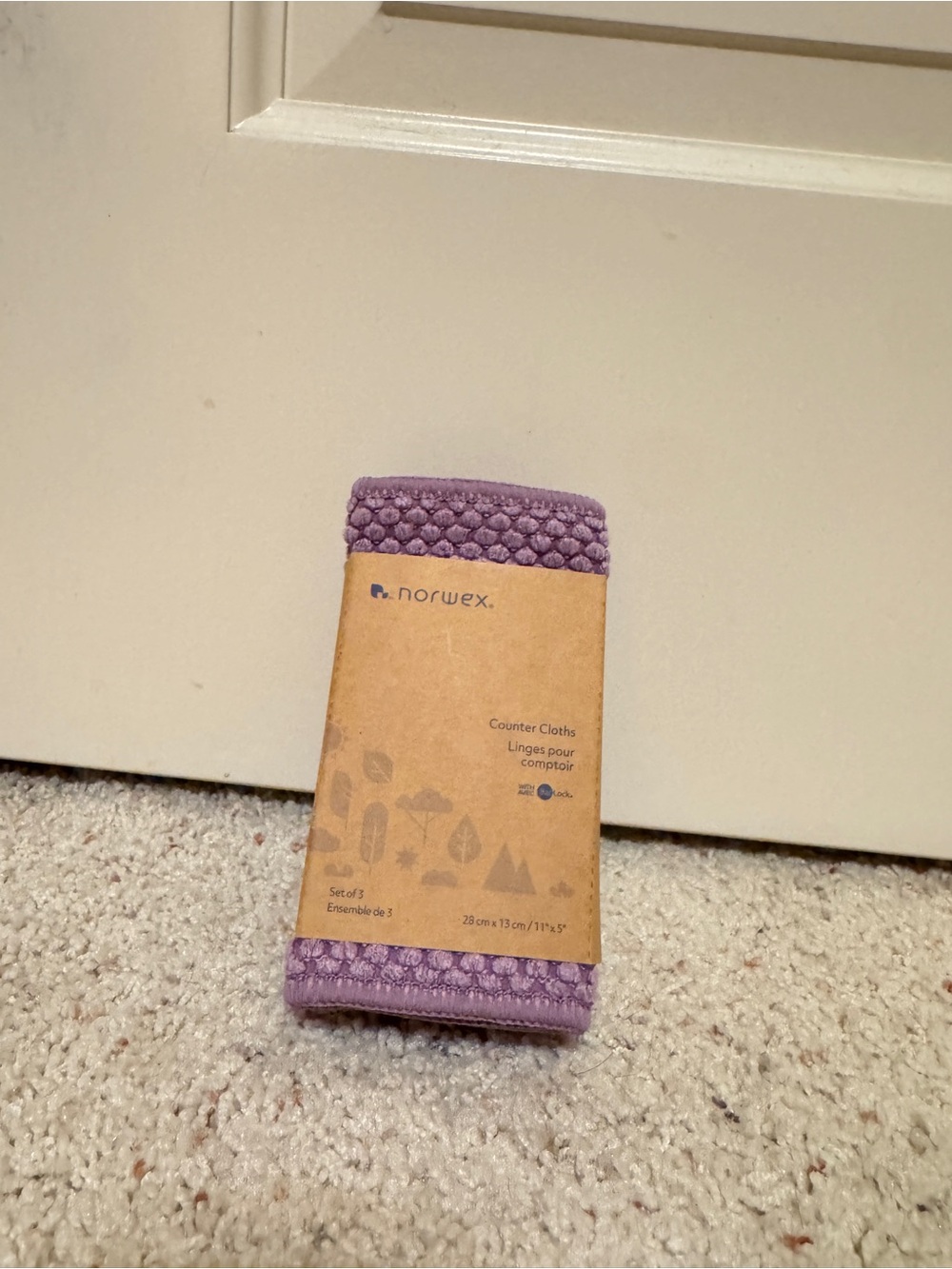 Norwex Counter Cloths Set of 3 Purple